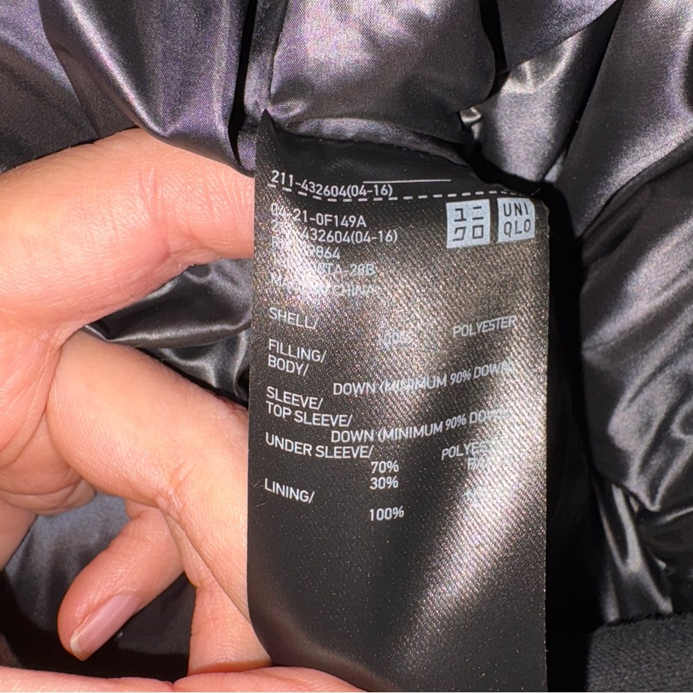 NWT UNIQLO x JIL SANDER hybrid down jacket black - Picture 10 of 13